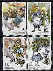 Great Britain 1979 International Year of The Child (Illustrations from Children's Books) unmounted mint set of 4 SG 1091-94 (gutter pairs available price x 2), stamps on , stamps on  stamps on children, stamps on , stamps on  stamps on  iyc , stamps on  stamps on , stamps on literature, stamps on books, stamps on  stamps on fairy tales, stamps on  stamps on alice