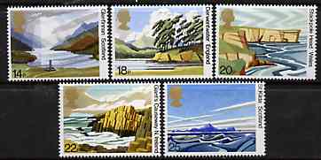 Great Britain 1981 National Trust for Scotland unmounted mint set of 5 SG 1155-59 (gutter pairs available price x 2), stamps on tourism, stamps on lakes, stamps on scots, stamps on scotland