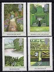 Great Britain 1983 British Gardens unmounted mint set of 4 SG 1223-26, stamps on flowers, stamps on gardens