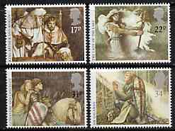 Great Britain 1985 Arthurian Legends unmounted mint set of 4, SG 1294-97 (gutter pairs available price x 2), stamps on literature