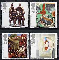 Great Britain 1993 Europa - Contemporary Art set of 4 unmounted mint, SG 1767-70, stamps on , stamps on  stamps on arts    europa    sculpture