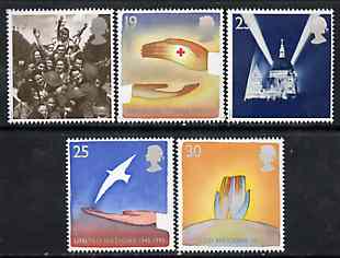 Great Britain 1995 Europa - Peace & Freedom set of 5 unmounted mint SG 1873-77, stamps on europa   peace