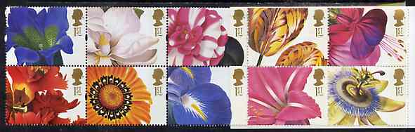 Booklet - Great Britain 1997 Greeting Stamps , stamps on arts, stamps on flowers