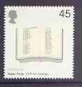 Great Britain 2001 Nobel Prize for Literature 45p (Poem by T S Eliot) from 100th Aniv set unmounted mint (gutter pairs available price x 2) SG 2236, stamps on nobel, stamps on literature, stamps on poetry