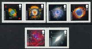 Great Britain 2007 The Sky at Night self adhesive set of 6 unmounted mint SG 2709-14, stamps on space, stamps on self adhesive