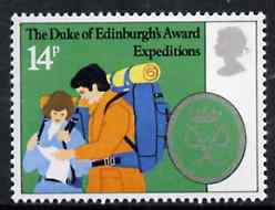 Great Britain 1981 Expeditions 14p from Duke of Edinburgh Award Scheme set unmounted mint, SG 1162, stamps on mountaineering