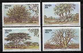 Venda 1983 Indigenous Trees #2 set of 4 unmounted mint, SG 79-82*, stamps on , stamps on  stamps on trees