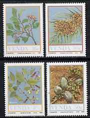 Venda 1987 Food from the Veld #2 set of 4 unmounted mint, SG 163-66*, stamps on , stamps on  stamps on food    fruit    trees