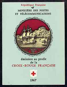 Booklet - France 1967 Red Cross (Museum Ivories) 3f Booklet complete and very fine, SG XSB17