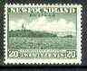 Newfoundland 1932 Transatlantic Beacon 20c comb perf 13.5 mounted mint, SG 218, stamps on lighthouses, stamps on  kg5 , stamps on 