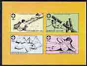 Davaar Island 1982 75th Anniversary of Scouting imperf  set of 4 values (10p to 50p) unmounted mint, stamps on , stamps on  stamps on scouts, stamps on knots