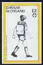 Davaar Island 1982 75th Anniversary of Scouting imperf deluxe sheet (£2 value) unmounted mint, stamps on scouts