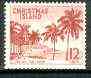 Christmas Island 1963 Flying Fish Cove 12c from definitive set, SG 17 unmounted mint*, stamps on , stamps on  stamps on trees    ships