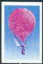 St Thomas & Prince Islands 1980 Balloons 8Db (Anr\8Ee's Eagle) imperf progressive proof printed in blue & magenta only unmounted mint, stamps on aviation    balloons