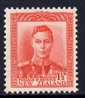 New Zealand 1938-44 KG6 1.5d scarlet unmounted mint, SG 608, stamps on , stamps on  stamps on , stamps on  stamps on  kg6 , stamps on  stamps on 