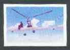 St Thomas & Prince Islands 1979 Aviation History 1Db (Sikorsky VS300) imperf progressive proof printed in blue & magenta only unmounted mint, stamps on , stamps on  stamps on aviation    helicopters