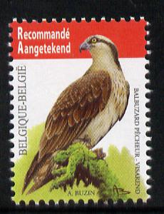 Belgium 2010-14 Birds - Osprey (4.90 Euro) unmounted mint, stamps on , stamps on  stamps on birds, stamps on  stamps on birds of prey, stamps on  stamps on osprey, stamps on  stamps on 