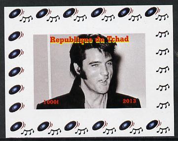 Chad 2013 Elvis Presley #03 individual imperf deluxe sheetlet unmounted mint. Note this item is privately produced and is offered purely on its thematic appeal. , stamps on personalities, stamps on elvis, stamps on pops, stamps on music, stamps on rock, stamps on films, stamps on movies, stamps on cinema