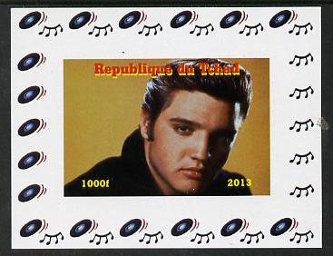 Chad 2013 Elvis Presley #05 individual imperf deluxe sheetlet unmounted mint. Note this item is privately produced and is offered purely on its thematic appeal. , stamps on personalities, stamps on elvis, stamps on pops, stamps on music, stamps on rock, stamps on films, stamps on movies, stamps on cinema