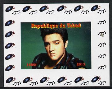 Chad 2013 Elvis Presley #07 individual imperf deluxe sheetlet unmounted mint. Note this item is privately produced and is offered purely on its thematic appeal. , stamps on personalities, stamps on elvis, stamps on pops, stamps on music, stamps on rock, stamps on films, stamps on movies, stamps on cinema