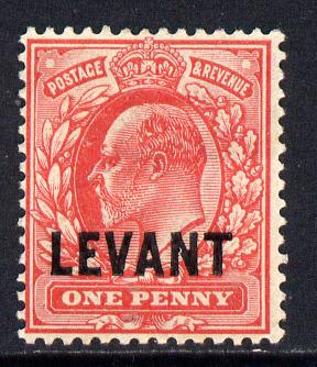British Levant 1905-12 LEVANT opt on KE7 1d scarlet mounted mint SG L2, stamps on , stamps on  ke7 , stamps on 