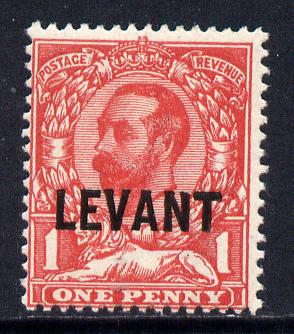 British Levant 1911-13 LEVANT opt on KG5 1d carmine mounted mint SG L13, stamps on , stamps on  stamps on , stamps on  stamps on  kg5 , stamps on  stamps on 