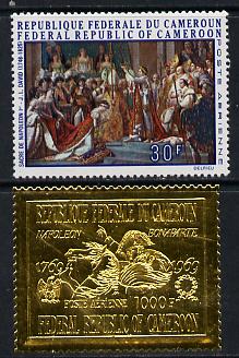 Cameroun 1969 Birth Bicentenary of napoleon set of 2 unmounted mint, stamps on personalities, stamps on napoleon  , stamps on dictators.