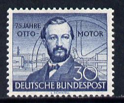 Germany - West 1952 75th Anniversary of Otto Gas Engine unmounted mint SG 1076, stamps on engineering
