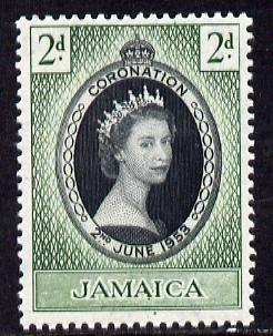 Jamaica 1953 Coronation 2d unmounted mint SG 153, stamps on , stamps on  stamps on coronation, stamps on  stamps on royalty