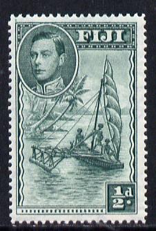 Fiji 1938-55 KG6 1/2d native Sailing Canoe P14 unmounted mint SG 249a, stamps on . kg6 , stamps on 