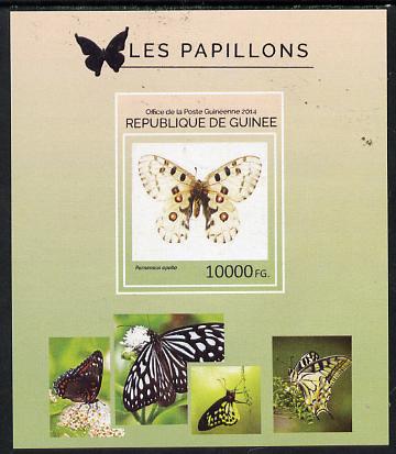 Guinea - Conakry 2014 Butterflies #6 imperf s/sheet unmounted mint. Note this item is privately produced and is offered purely on its thematic appeal , stamps on , stamps on  stamps on butterflies