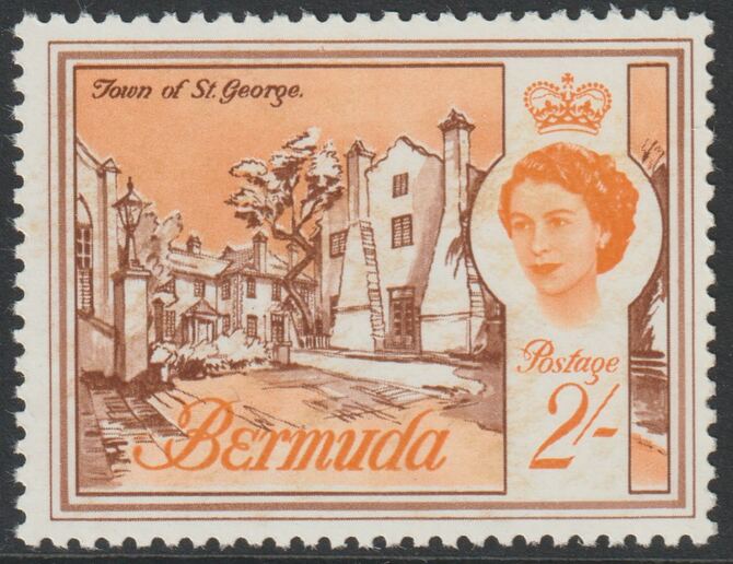 Bermuda 1962 Town of St George 2s unmounted mint, SG 200, stamps on 