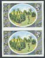 Dominica 1975-78 Bay Leaf Groves 40c imperforate pair unmounted mint, as SG 502, stamps on , stamps on  stamps on trees, stamps on  stamps on herbs