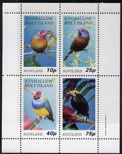 Eynhallow 1982 Birds #14 perf  set of 4 values (10p to 75p) unmounted mint, stamps on , stamps on  stamps on birds