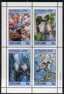 Eynhallow 1981 Birds #15 perf  set of 4 values (10p to 75p) unmounted mint, stamps on , stamps on  stamps on birds