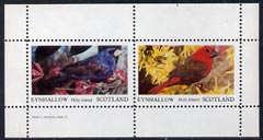 Eynhallow 1982 Birds #16 perf  set of 2 values (40p & 60p) unmounted mint, stamps on birds