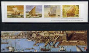 Portugal 1990 15th Century Explorer's Ships 257E booklet complete and pristine, SG SB56, stamps on explorers    ships