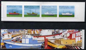 Portugal 1994 Trawlers 360E booklet complete and pristine, SG SB69, stamps on fishing    ships