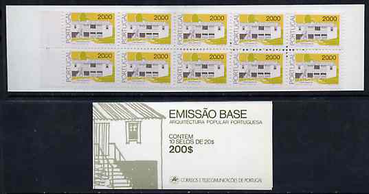 Portugal 1985 Architecture 200E booklet complete and pristine, SG SB26, stamps on architecture