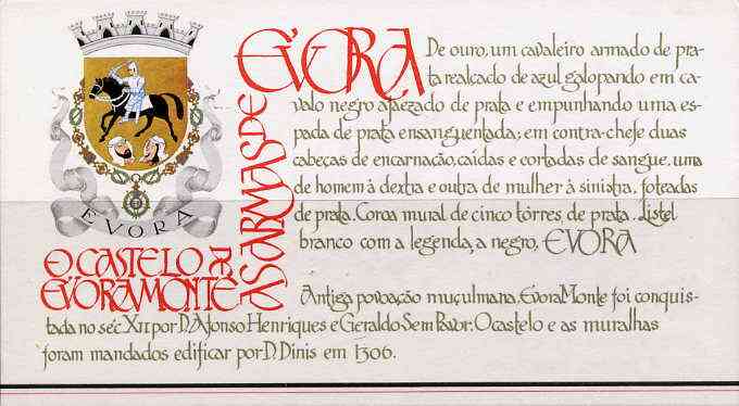 Booklet - Portugal 1987 Evora-Monte Castle 100E booklet complete and pristine, SG SB35