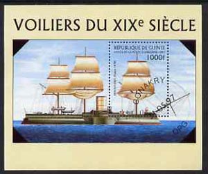 Guinea - Conakry 1997 Ships m/sheet cto used, stamps on , stamps on  stamps on ships