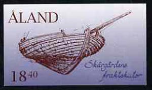 Booklet - Aland Islands 1995 Cargo Sailing Ships 18m40 booklet complete and fine SG SB3