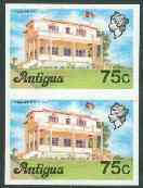 Antigua 1976 Premier's Office 75c (without imprint) unmounted mint imperforate pair (as SG 482A), stamps on , stamps on  stamps on constitutions