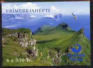 Faroe Islands 1991 Birds 22k20 booklet complete and fine SG SB5, stamps on , stamps on  stamps on birds    terns    kittiwakes