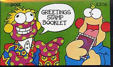 Ireland 1996 Greetings (Zig & Zag) £2.56 booklet complete with special commemorative first day cancels, SG SB54, stamps on cartoons