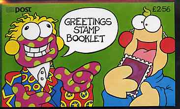 Booklet - Ireland 1996 Greetings (Zig & Zag) \A32.56 booklet complete and pristine, SG SB54