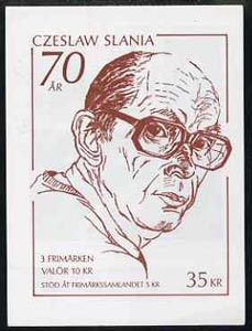 Sweden 1991 70th Birthday of Slania (engraver) 35k booklet complete with first day cancels, SG SB441, stamps on personalities, stamps on arts, stamps on engraving, stamps on printing, stamps on slania