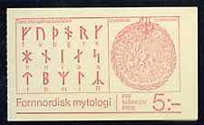 Sweden 1981 Norse Mythology 5k booklet complete and pristine, SG SB349, stamps on , stamps on  stamps on mythology, stamps on vikings    