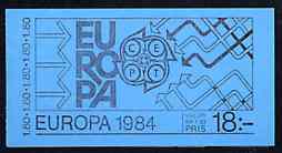 Sweden 1984 Europa 18k booklet complete and pristine, SG SB370, stamps on europa     bridges     civil engineering
