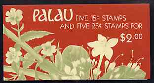 Palau 1988 Flowers $2 booklet complete and very fine, SG SB11, stamps on flowers 